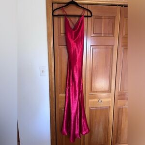 Brand Babyboo red satin dress
